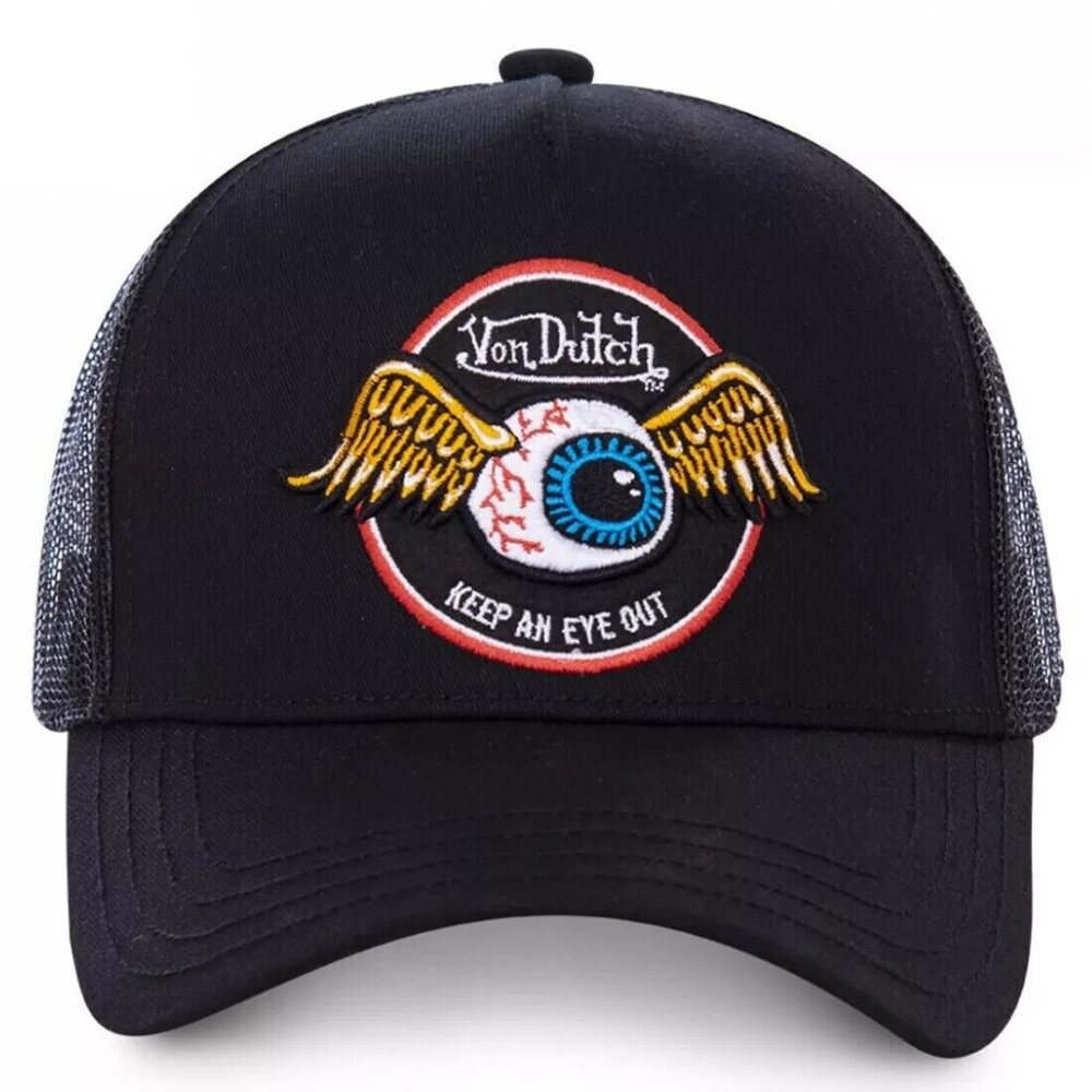 NEW / VON DUTCH / Embroidered / Keep   Eye Out/ Truckers Hat / Cap /  Snapback